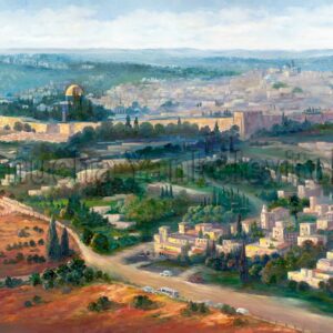 ציור שמן אמנותי, בית המקדש, ירושלים, בתי ירושלים, יודאיקה, ציורי אווירה, פנורמה של ירושלים, ירושלים העתיקה, חומות ירושלים, אמנות יהודית, ציורים לסלון, Jerusalem Walls' Artistic oil painting, Temple Mount, Jerusalem, Jerusalem houses, Judaica, atmospheric paintings, panorama of Jerusalem, ancient Jerusalem, Jewish art, paintings for the living room, beith Hamikdash, Spiritual Jewish art with soul