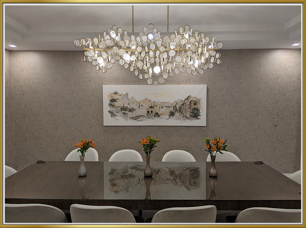 תמונות בבתי לקוחות Artworks in clients' homes