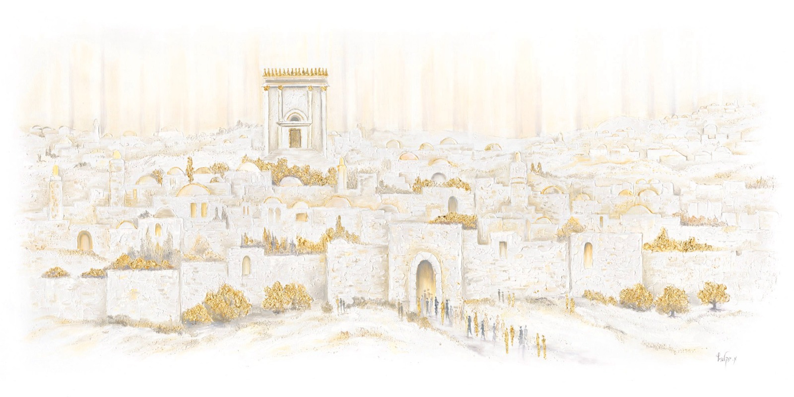 Behind the scenes of the painting