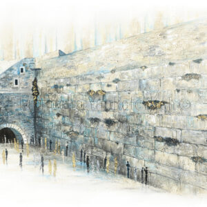 הכותל המערבי – יצירה פנורמית במבחר גוונים